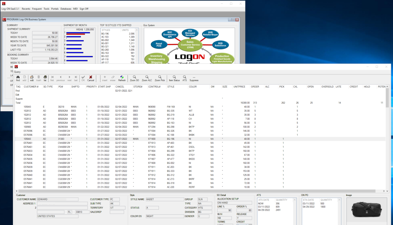 Sales Order Console (PC)